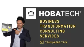 Business Transformation Consulting Services  - HOBA TECH