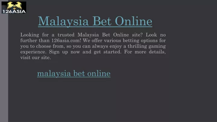 malaysia bet online