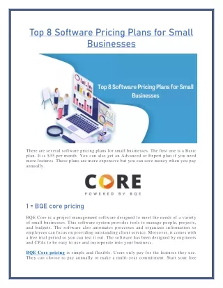 top 8 software pricing plans for small businesses