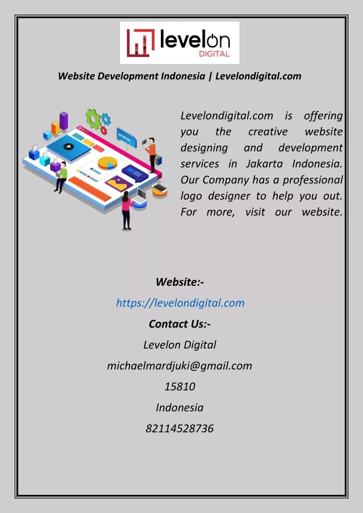 website development indonesia levelondigital com