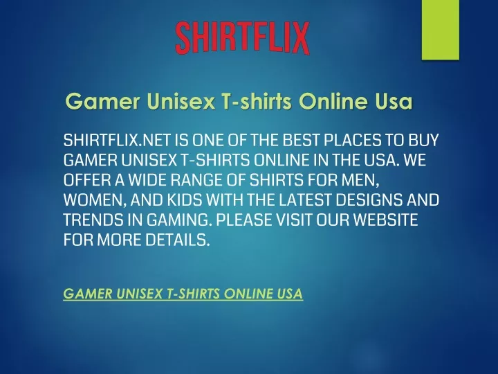 gamer unisex t shirts online usa
