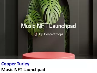 Cooper Turley Music NFT Launchpad