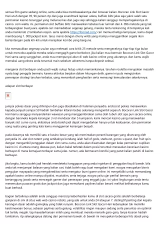 Bocoran Link Slot Gacor Hari Uang Kas Jelas Terbaru