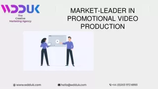 MARKET-LEADER IN PROMOTIONAL VIDEO PRODUCTION