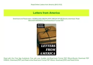 Read Online Letters from America [W.O.R.D]