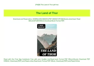 [Pdf]$$ The Land of Thor pdf free