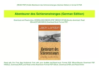 [READ PDF] Kindle Abenteurer des Schienenstranges (German Edition) in format E-PUB