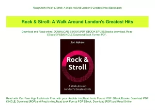ReadOnline Rock & Stroll A Walk Around London's Greatest Hits (Ebook pdf)