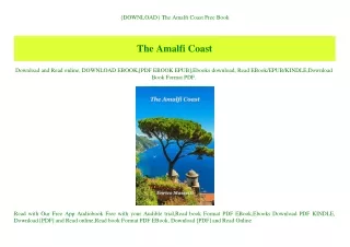 {DOWNLOAD} The Amalfi Coast Free Book
