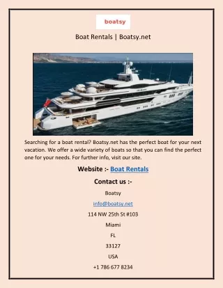 boat rentals boatsy net
