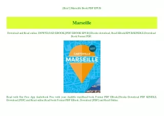 [Best!] Marseille Book PDF EPUB
