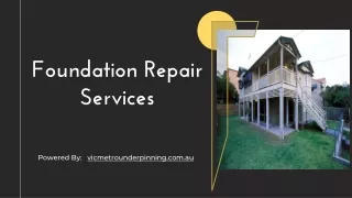 Foundation Repair Services