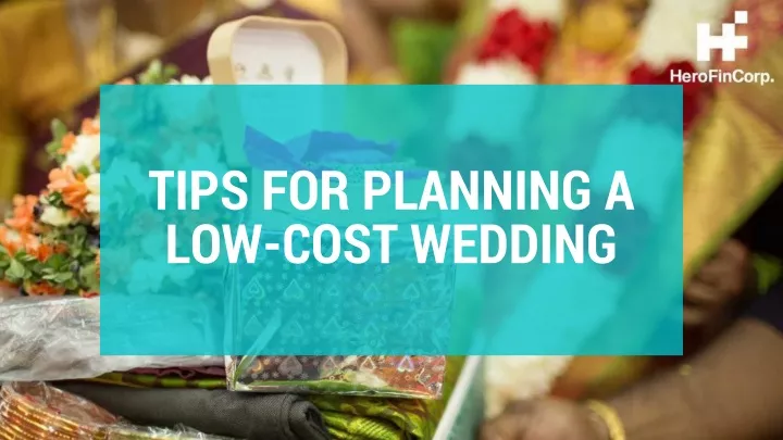 tips for planning a low cost wedding