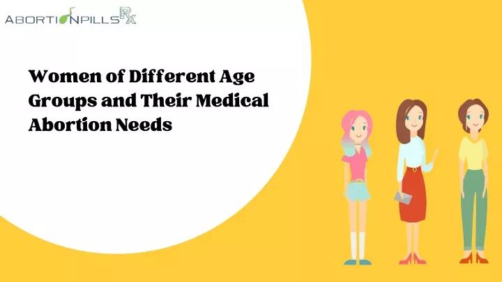 women of different age groups and their medical