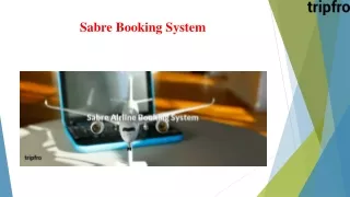 sabre booking system