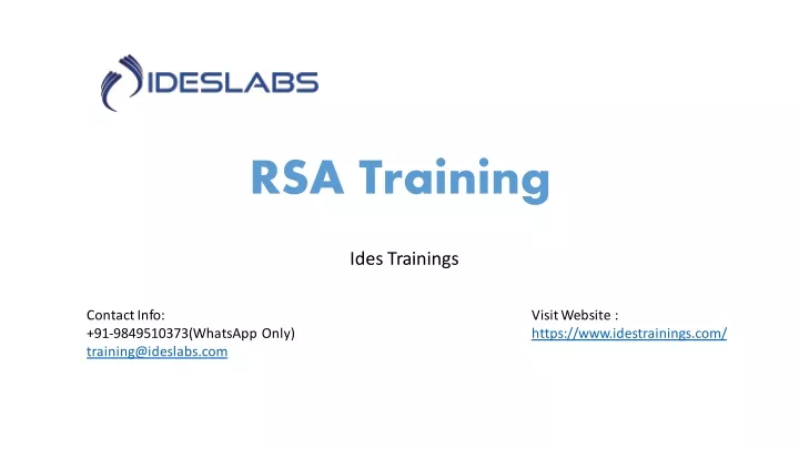 rsa training