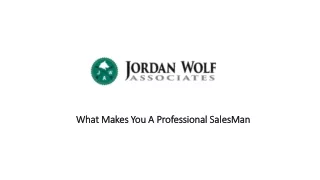 What Makes You A Professional SalesMan