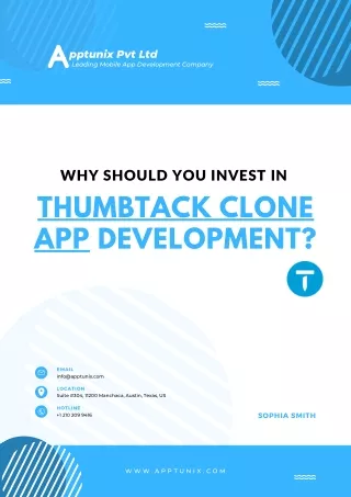 Prominence of Thumbtack Clone App Development For Business Growth