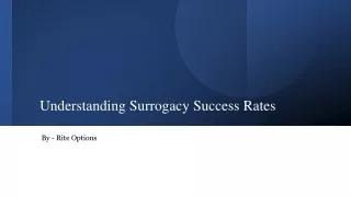 understanding surrogacy success rates
