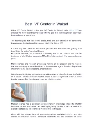 _Best IVF Center in Wakad