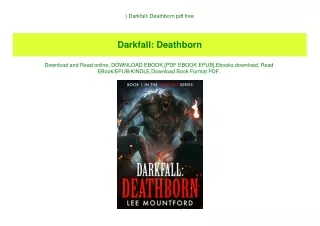 ^DOWNLOAD-PDF) Darkfall Deathborn pdf free