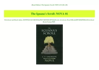 {Read Online} The Iguana's Scroll NOVA 01 [R.A.R]
