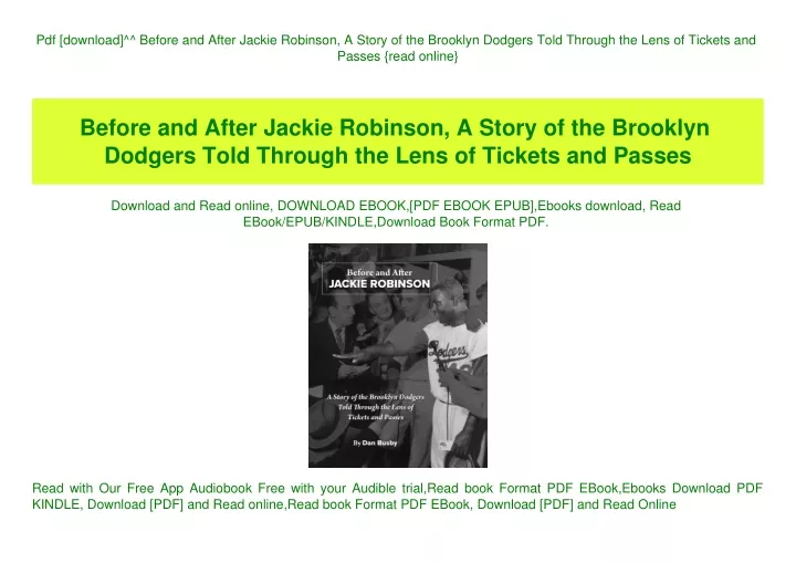 pdf download before and after jackie robinson