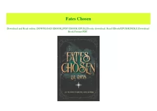 (READ)^ Fates Chosen Read Online