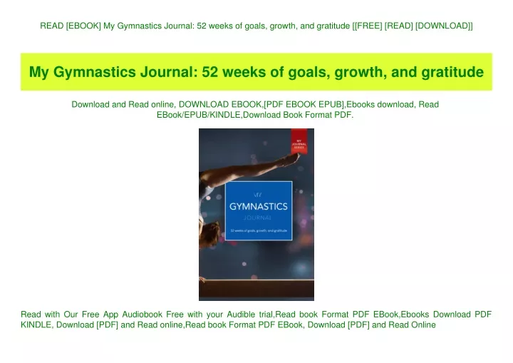 read ebook my gymnastics journal 52 weeks