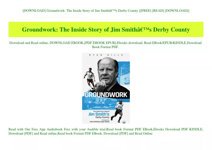 download groundwork the inside story of jim smith