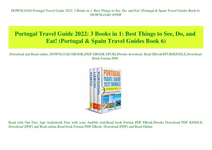 download portugal travel guide 2022 3 books