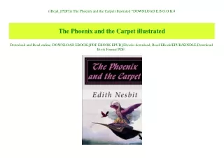 ((Read_[PDF])) The Phoenix and the Carpet illustrated ^DOWNLOAD E.B.O.O.K.#