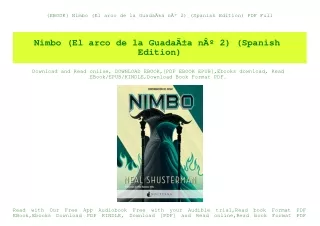 {EBOOK} Nimbo (El arco de la GuadaÃƒÂ±a nÃ‚Âº 2) (Spanish Edition) PDF Full