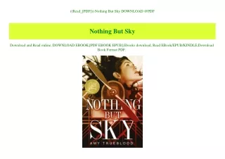((Read_[PDF])) Nothing But Sky DOWNLOAD @PDF