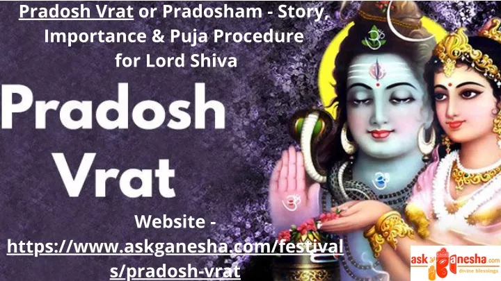 pradosh vrat or pradosham story importance puja
