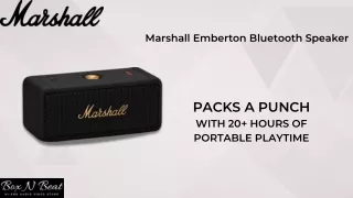marshall emberton bluetooth speaker