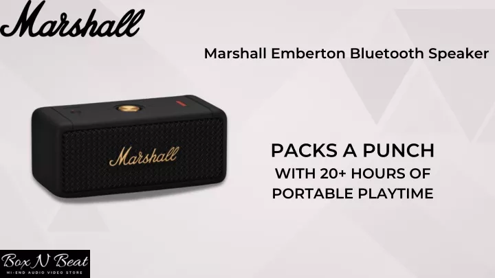 marshall emberton bluetooth speaker
