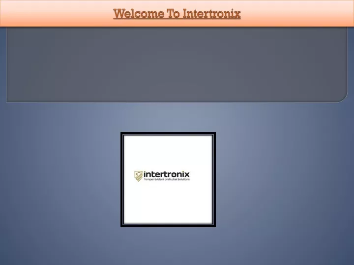 welcome to intertronix