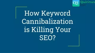 How Keyword Cannibalization is Killing Your SEO_