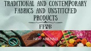 HANDWOVEN FABRIC | FINEST FABRIC STORE IN INDI | FFAB