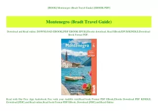 [BOOK] Montenegro (Bradt Travel Guide) [EBOOK PDF]