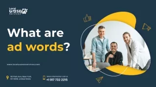 what are ad words