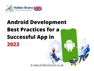 Android Development Best Practices for a Successful App in 2023