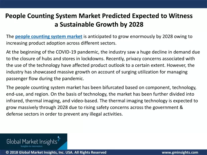 people counting system market predicted expected