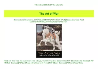 Download EBOoK@ The Art of War (READ PDF EBOOK)