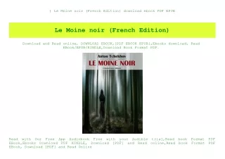 ^READ) Le Moine noir (French Edition) download ebook PDF EPUB