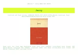 ebook jerry read pdf ebook