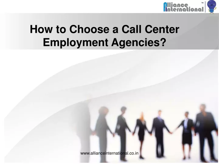 how to choose a call center employment agencies