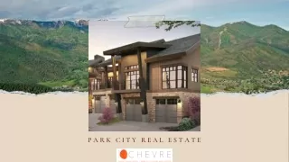 Various Types Of Home Available In Park City