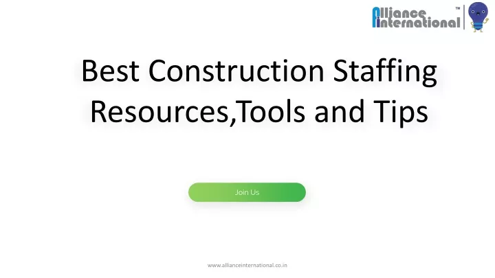 best construction staffing resources tools